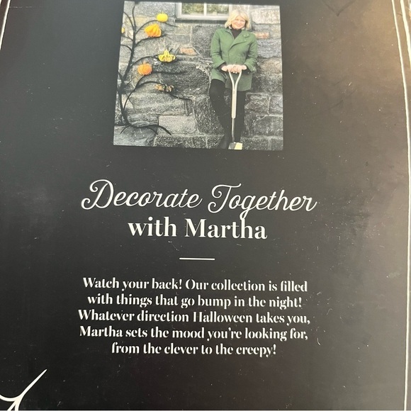 NIB New Old Stock Martha Stewart 6 Foot Halloween Eyeball Garland Lights Up - Picture 5 of 9